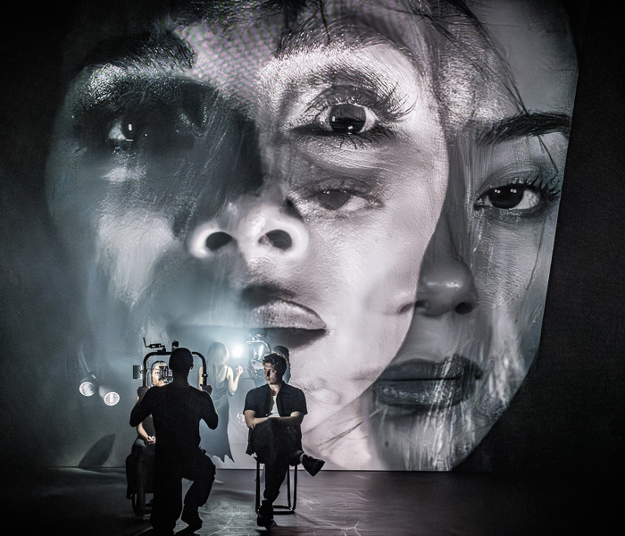 Nicole Scherzinger is ready for her close-up in Sunset Blvd. on Broadway. Photo by Marc Brenner.