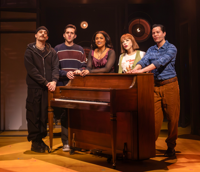 The cast of The Jonathan Larson Project. Photo by Joan Marcus.