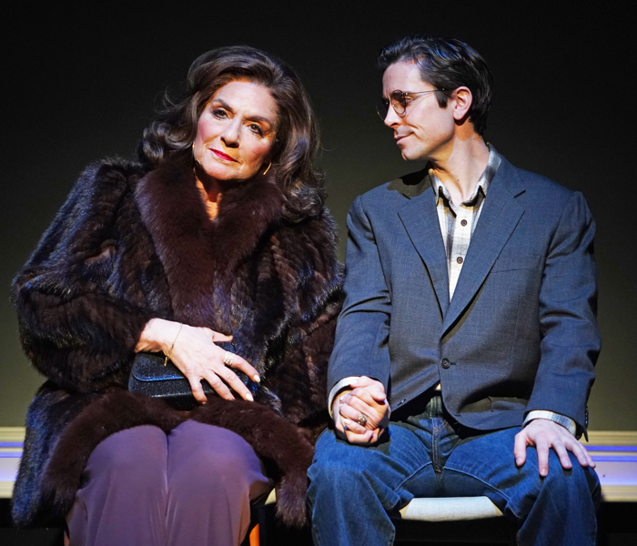 Caroline Aaron and Matt Doyle in Conversations with Mother Off Broadway. Photo by Carol Rosegg.